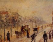 卡米耶 毕沙罗 : Boulevard des Batignolles